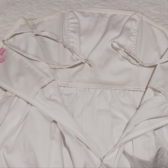 Lilly Pulitzer Lottie Dress Resort White Mariposa Placed - Picture 10 of 15